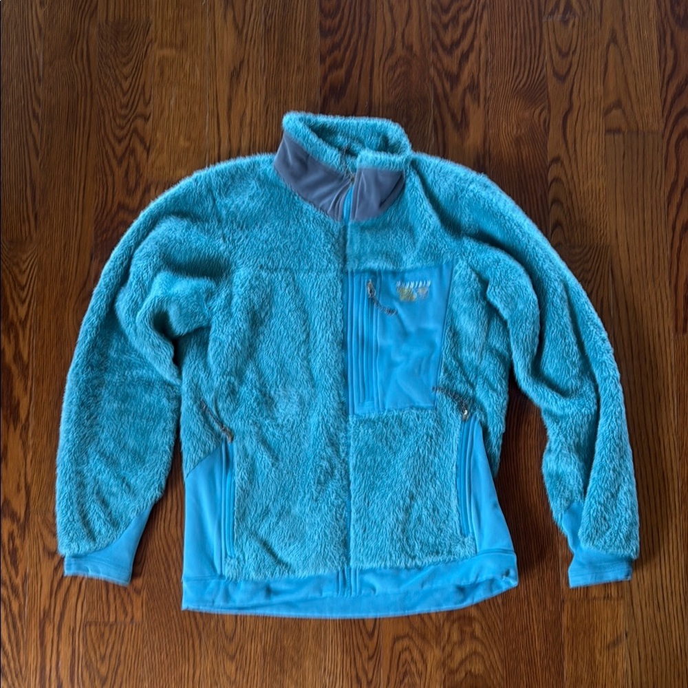 Mountain Hardwear Turquoise Fleece Jacket